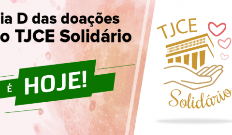 Hoje é o dia D de doação para campanha do Poder Judiciário