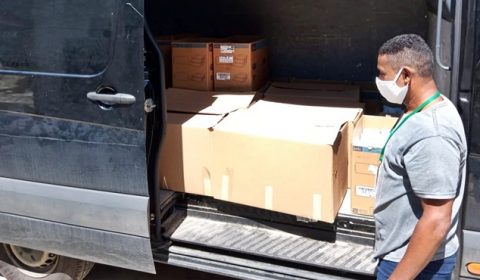 Tribunal entrega 668 kits de máscaras e álcool em gel para oficiais de Justiça