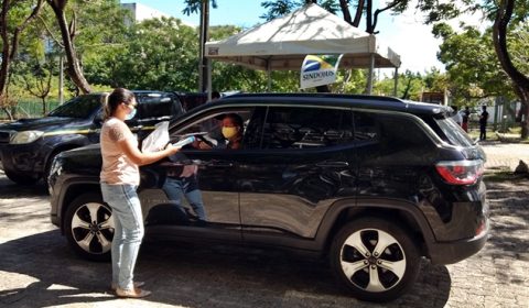 Oficiais de Justiça da RMF recebem kits com máscaras e álcool em gel adquiridos pelo TJCE