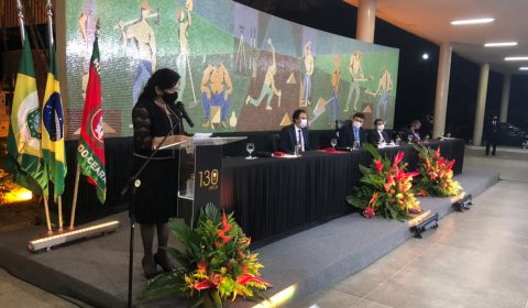 Presidente do TJCE é homenageada durante comemoração dos 130 anos do Ministério Público