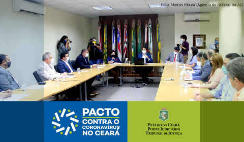 TJCE integra Pacto contra o Coronavírus no Ceará