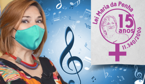 Servidora do Judiciário cearense utiliza serviço social e música para combater a violência contra a mulher