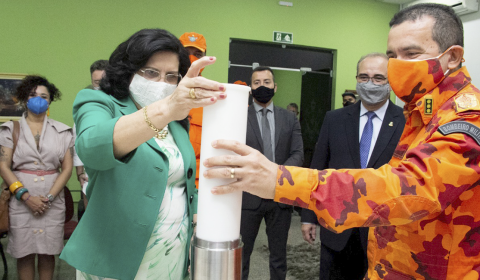 Presidente do TJCE participa de evento comemorativo pelos 96 anos do Corpo de Bombeiros do Estado