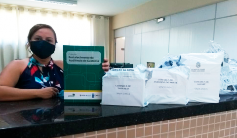 Retorno às atividades presenciais: TJCE distribui EPI’s nas comarcas do Interior para reforçar cuidados com a saúde dos colaboradores