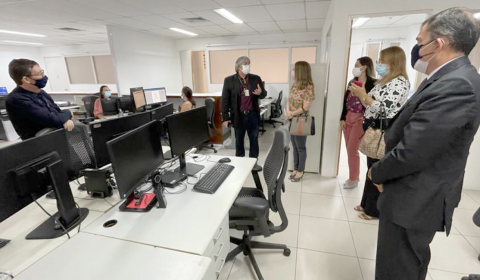 Representantes do TJ do Maranhão vêm ao Ceará para conhecerem funcionamento do Fórum Clóvis Beviláqua