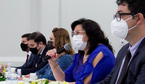 Em momento de troca de ideias, servidores e juízes do Cariri recebem chefe do Judiciário cearense