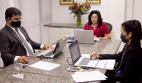 Em seu primeiro Órgão Especial despachando do FCB, presidente do TJCE reforça compromisso do Judiciário com a sociedade