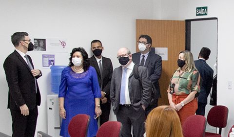 Diretor da Sejud Crajubar apresenta primeiros resultados da reformulação da unidade à comitiva da Presidência