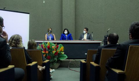 Presidente do TJCE se reúne com presidente da Associação dos Magistrados Brasileiros e juízes da Comarca de Fortaleza