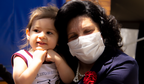 Presidente do TJCE visita Creche-Escola do Poder Judiciário