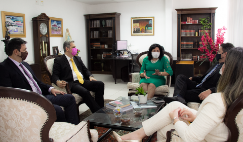 Presidente do Tribunal de Justiça recebe Associações do Ministério Público e representantes da OAB Ceará