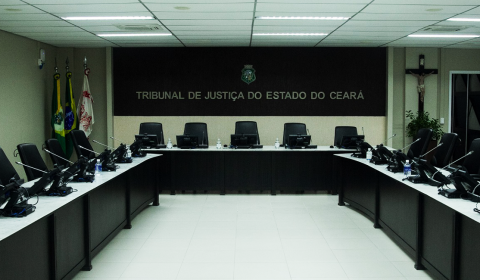 Salas do Fórum Clóvis Beviláqua são adaptadas para sessões de julgamento dos órgãos colegiados do TJCE