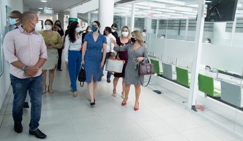 Novos juízes fazem visita técnica ao Fórum Clóvis Beviláqua e conhecem práticas de gestão