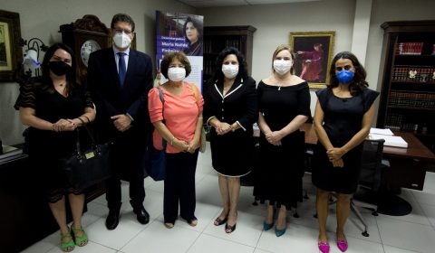 Representantes dos Direitos Humanos participam de reunião com a presidente do TJCE sobre situação dos órfãos da Covid-19