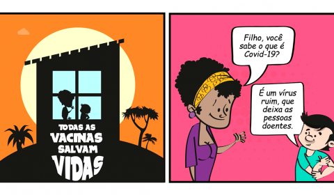 Vídeo ilustrado reforça a importância da vacinação infantil