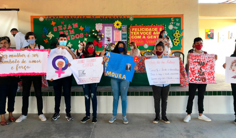 1º Juizado da Mulher de Fortaleza promove Festival de Arte e Literatura em Escola Pública de Maracanaú