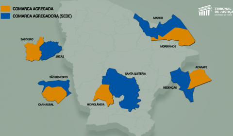 Processos novos de Saboeiro, Carnaubal, Hidrolândia, Acarape e Morrinhos passam a tramitar nas comarcas agregadoras a partir de 4 de abril
