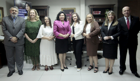 Reunião entre a presidente do TJCE e sete desembargadores eleitos define data da posse para 24 de março