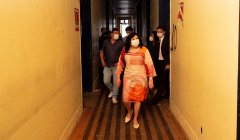 Presidente do TJCE visita antiga sede do Palácio da Justiça no Centro de Fortaleza