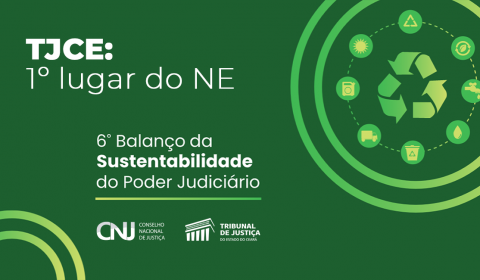TJ do Ceará obtém melhor Índice de Desempenho de Sustentabilidade entre tribunais estaduais do Nordeste