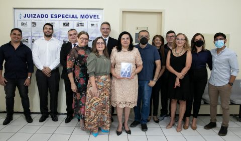 Presidente prossegue visita aos juizados agradecendo o empenho para bons resultados da gestão