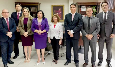 Presidente do TJCE recebe integrantes da diretoria da Associação de Magistrados