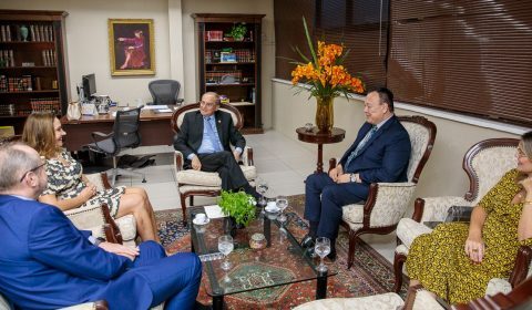 Representantes da Associação dos Magistrados Brasileiros elogiam Gestão durante visita ao Tribunal de Justiça do Ceará