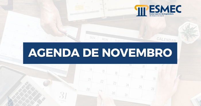 Esmec divulga a agenda acadêmica de Novembro