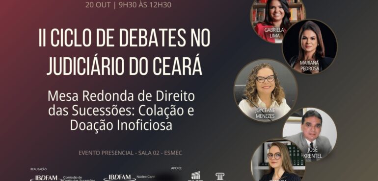 Esmec recebe ciclo de debates sobre Direito de Família