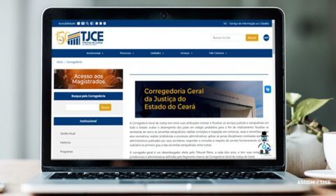 Portal da Corregedoria-Geral da Justiça passa a ser acessado pelo Portal do TJCE