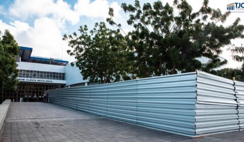 Entrada do Fórum Clóvis Beviláqua será parcialmente bloqueada a partir de segunda-feira, dia 20