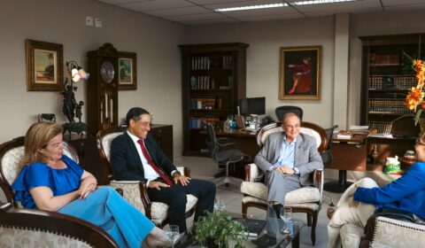 Presidente do TJCE recebe novo procurador-geral da Justiça para alinhar avanços nas instituições