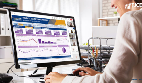 Judiciário cearense inicia uso de painéis eletrônicos de monitoramento para combate à violência contra a mulher 
