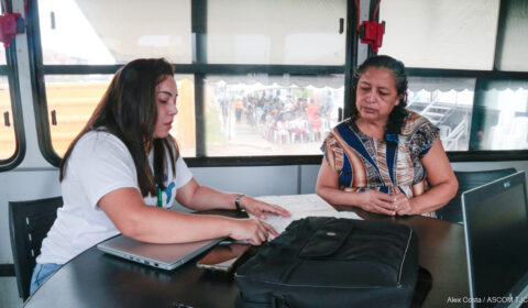 Ônibus do Justiça Itinerante vai ao bairro Bom Jardim para atendimento ao público