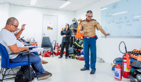 TJCE forma novas equipes de brigadas de incêndio