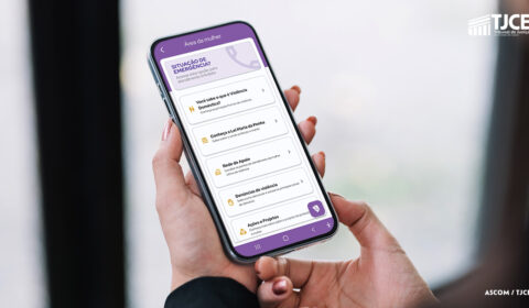 Informações sobre acolhimento às vítimas de violência doméstica já estão disponíveis no aplicativo do TJCE