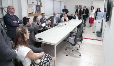 Corregedoria de Justiça de Santa Catarina conhece práticas da Vara de Delitos de Organizações Criminosas que são referência no país