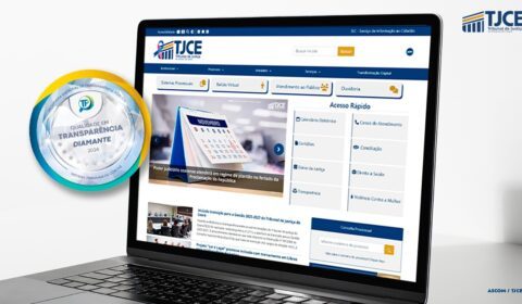 Tribunal de Justiça do Ceará é Selo Diamante ao alcançar 97,78% de Transparência Pública