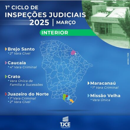 1º Ciclo de Inspeções Judiciais (Interior- Março/2025)