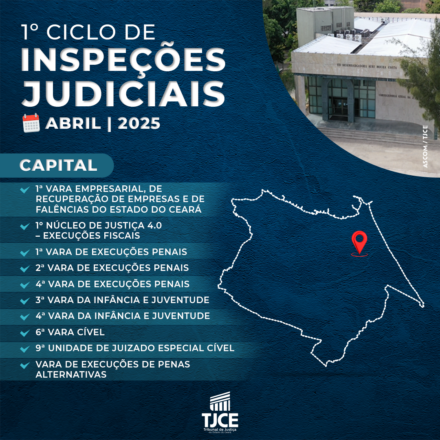 1º Ciclo de Inspeções Judiciais (Capital- Abril/2025)