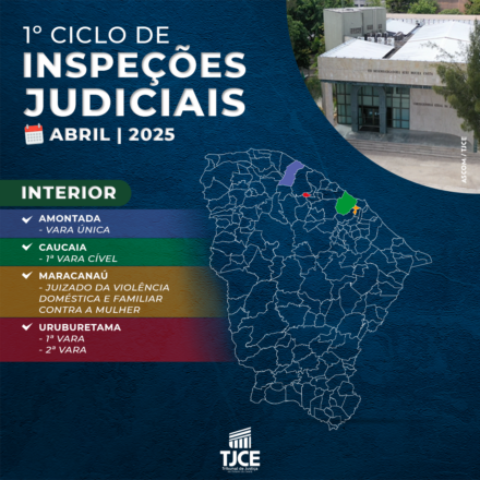 1º Ciclo de Inspeções Judiciais (Interior- Abril/2025)