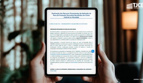 Divulgadas entidades credenciadas para receber recursos de penas de prestação pecuniária