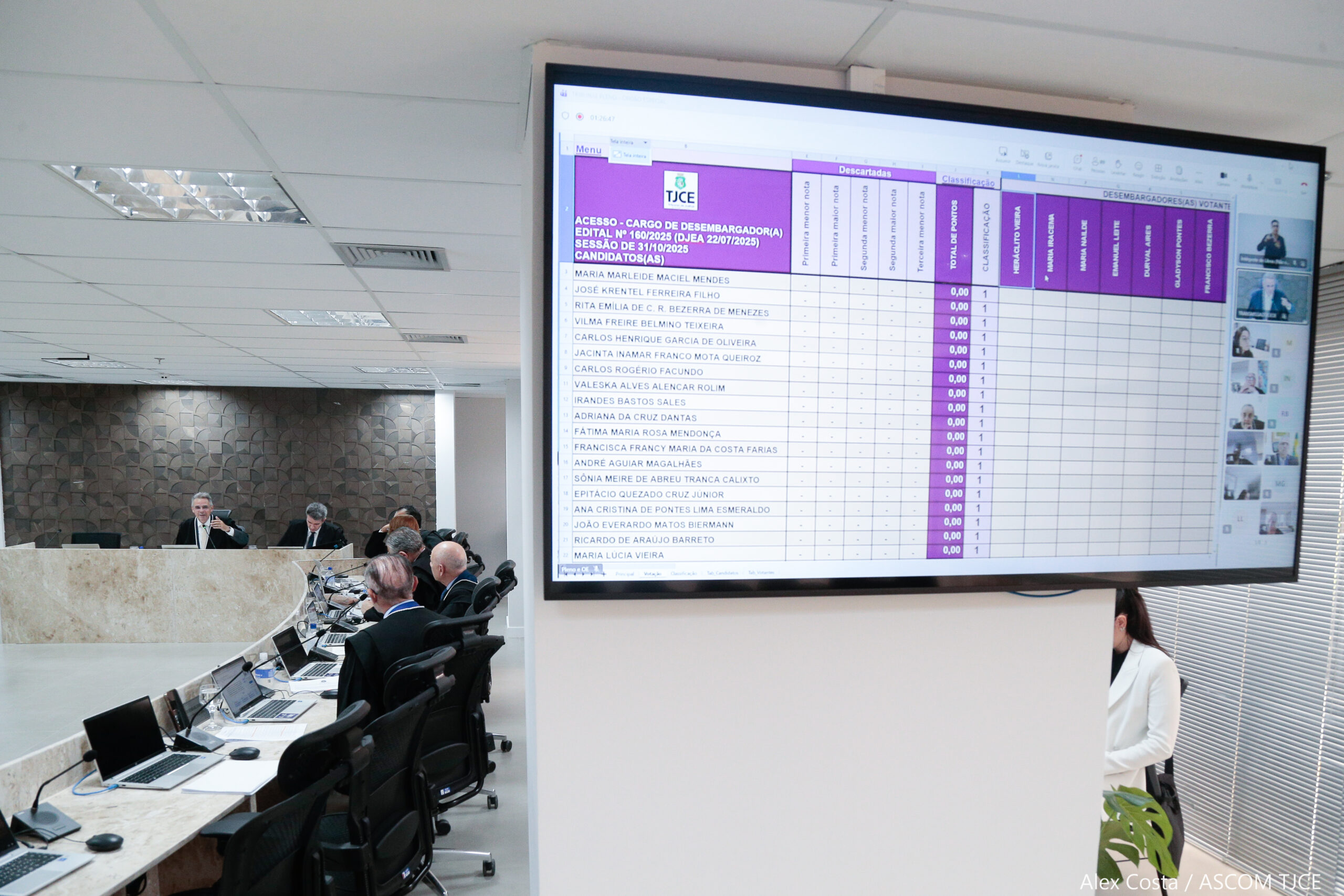 Pleno do TJCE amplia composição para 55 integrantes com eleição e posse de dois novos desembargadores