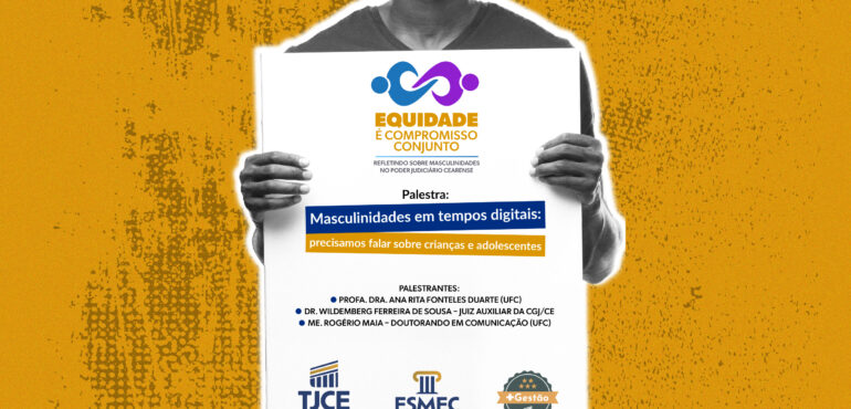 Estão abertas as inscrições para a palestra “Masculinidades em Tempos Digitais: precisamos falar sobre crianças e adolescentes”  