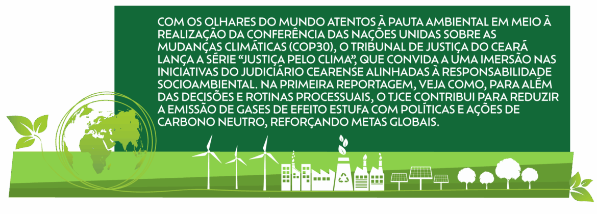 Abre da matéria, com arte em tons de verde e texto em branco