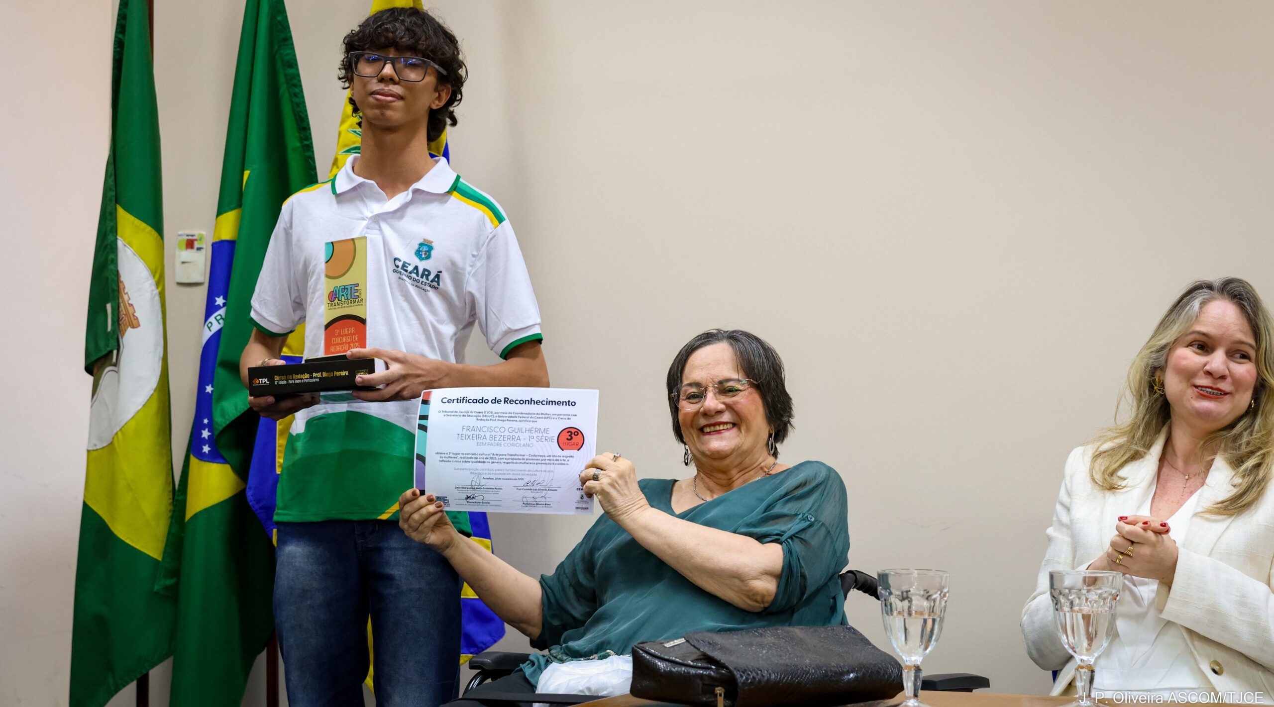 Arte para transformar: projeto premia redações e pinturas escolares sobre combate à violência contra a mulher