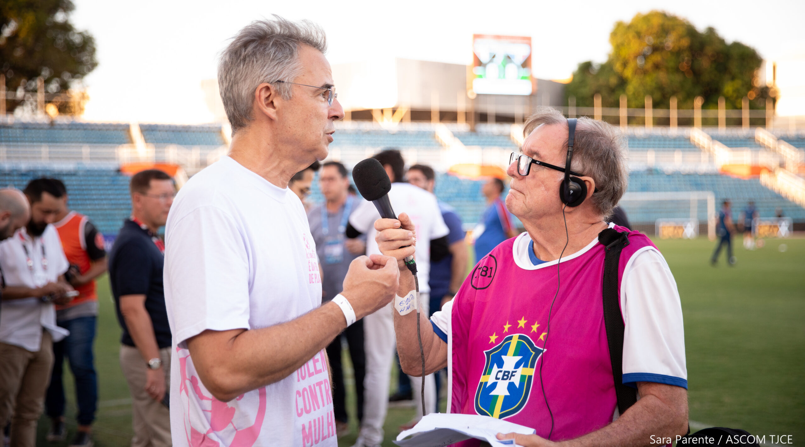 TJCE lança campanha “Respeito é um Gol de Placa” para combater violência contra a mulher no futebol cearense
