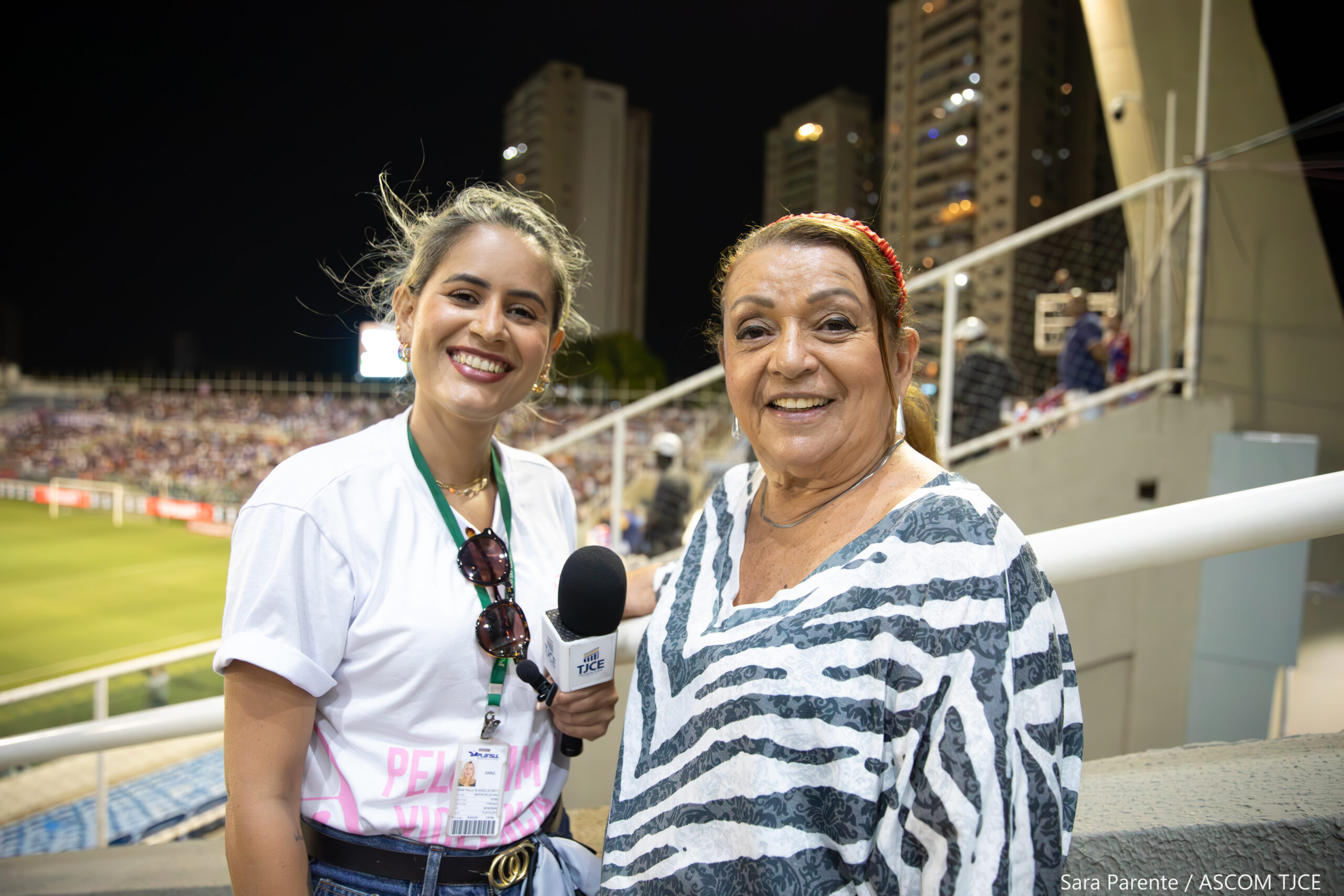 TJCE lança campanha “Respeito é um Gol de Placa” para combater violência contra a mulher no futebol cearense