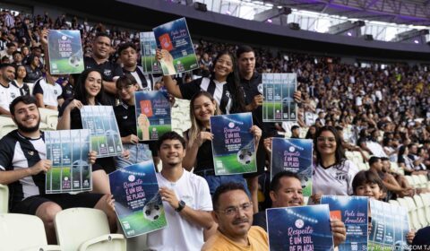 Campanha “Respeito é um Gol de Placa” marca presença em Clássico-Rei