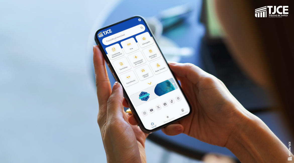 PORTAL_Nova atualização do TJCE Mobile facilita acesso à Central de Atendimento Imagem destacada